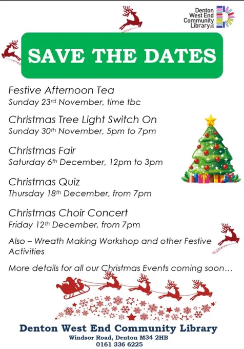 Save the dates poster.
