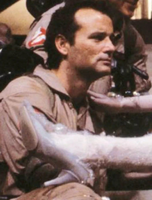 Dr. Peter Venkman (Bill Murray) and the high heel shoe of Gozer (Gozer the Gozerian, Gozer the Destructor, Gozer the Traveler, Volguus Zildrohar, The Lord of the Sebouillia)