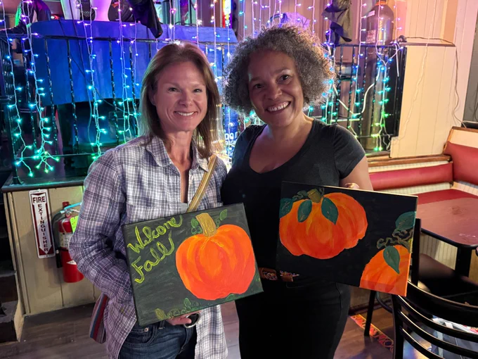 We are sharing the artwork created last week by our hardworking group of artists at our September 2025 Cocktails & Canvases held in The Brownstone Lounge!! We're proud to be 'Harrisburg's gayest paint & drink night' and we look forward each month to embarking on our adventures in alcohol and acrylics!!! We had three of our artworks on hand as inspiration; some of the participants used them as inspiration while the others used their imagination to create artworks that were each one-of-a-kind!!! At the end of the night​, everyone had an artwork they should be very proud of for their dedicated efforts ​i​n what they created!

Mark your calendars to join us for the next Cocktails & Canvases; to be held on Tuesday, October 21, 2025 starting at 7:00 PM at The Brownstone Lounge [412 Forster Street, Harrisburg, PA, 17102]. Registration for the event is currently discounted and available to be purchased for you and your crew at http://www.craigscanvases.com/shop/p/10-21-cocktails-and-canvases