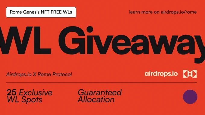 Rome Protocol Main NFT Collection WL Spots giveaway