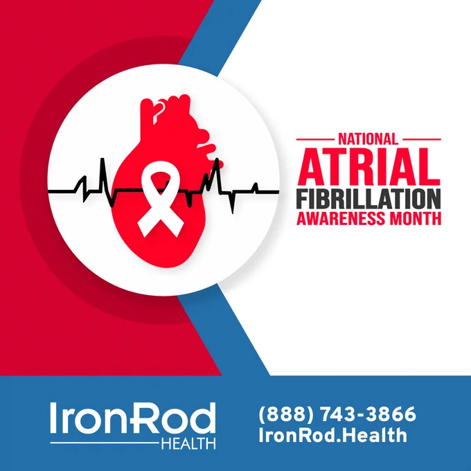 September is National Atrial Fibrillation Awareness Month 🎗️

🫀 AFib affects more than 12 million Americans, and it’s one of the most prevalent conditions IronRod Health helps monitor every day.

Early detection and continuous monitoring mean fewer strokes, fewer hospitalizations, and better patient outcomes. That’s the power of remote monitoring 🫶.

#AtrialFibrillation #AFibAwareness #StrokePrevention #CardiacMonitoring #IronRodHealth