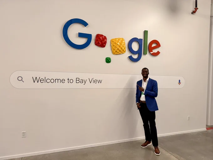 Rich Mokuolu at Google’s Bay View office