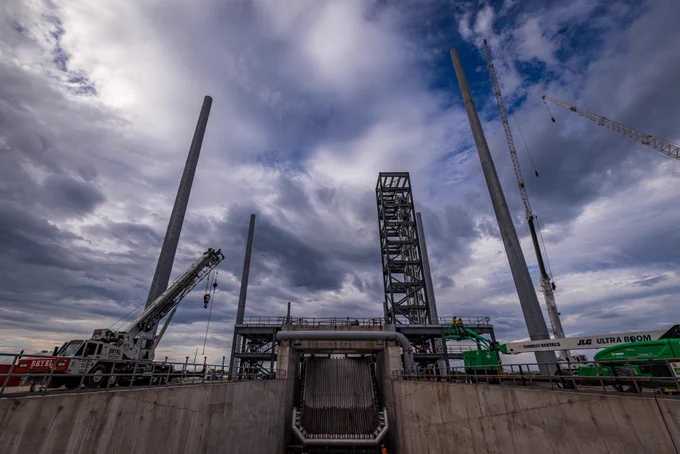 Flame Diverter at SLC-14