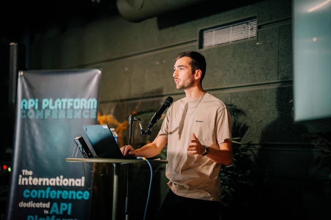 Florian on stage