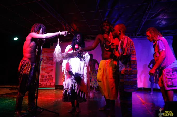 AFA NE AFA and The HAKPANYA Collective intune on stage the MEVA HOGBE Concert last year. Join us this year for a  spiritsome fill this November!