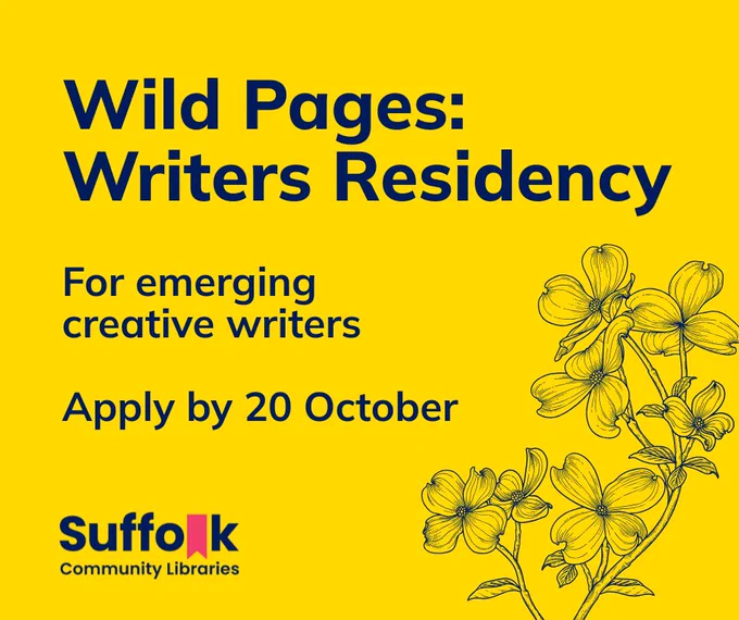 Wild Pages: Writers Residency. For emerging creative writers. Apply by 20 October.