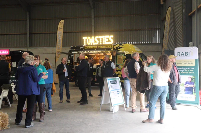 Scenes from the NFU Shed Talks LIVE event in Nottinghamshire