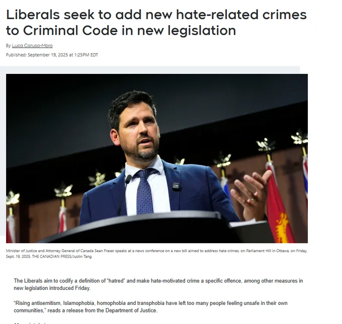 Hinduphobia is on the rise, and many Hindu Canadians have repeatedly faced marginalization under the current Liberal government. Attacks on Hindu temples have become alarmingly frequent, including the deeply provocative attack at the Hindu Sabha Temple and hateful graffiti targeting Hindu places of worship across Canada, Including the @baps_toronto  temple, which was visited by PM @MarkJCarney  and Minister @AnitaAnandMP during election campaigns to seek community support.

Ignoring this growing hate is a clear oversight and deeply concerning for over a million Hindu Canadians.

@SeanFraserMP, we urge you to ensure new hate related crimes to criminal code policy must have enough protection and laws to protect vulnerable Hindu Canadians. Government policies must be fair, inclusive, and sensitive to the concerns of all Canadians including the Hindu community.
