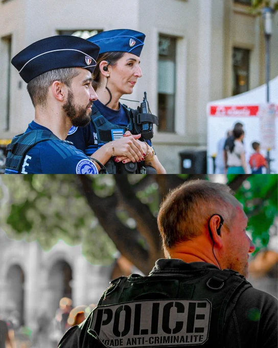 Un policier de la BAC et deux policiers municipaux