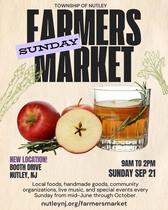 Apples and Rosemary | Township of Nutley Farmers Market, Booth Drive, Nutley, NJ | Sundays 9am-2pm from mid-June through October