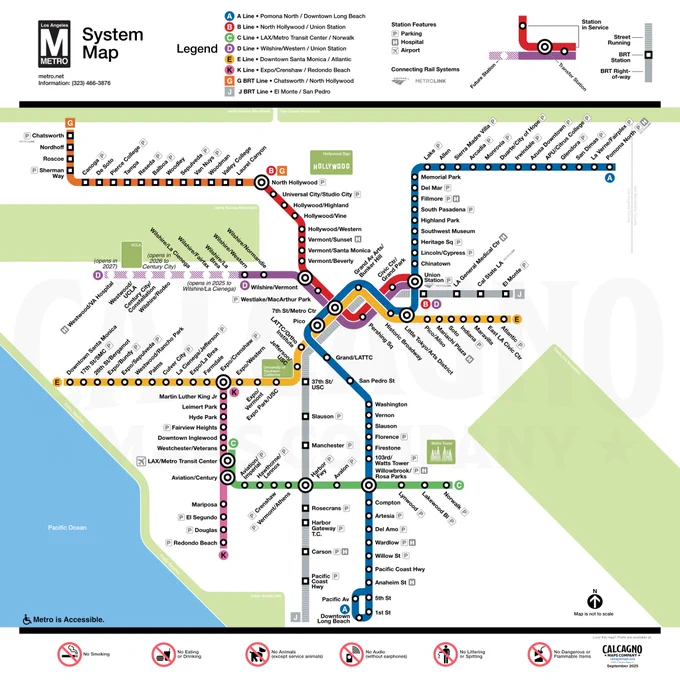 WMATA styled map