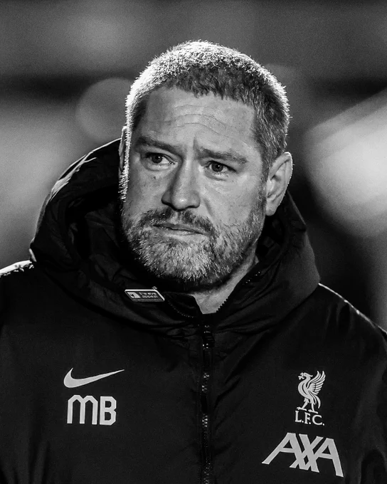 Former Liverpool FC Women manager Matt Beard during his time with the club.