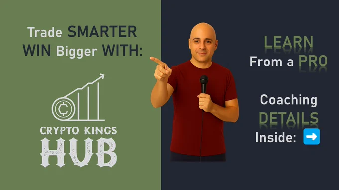 Trade smarter, win bigger with: Crypto Kings Hub! Learn from a pro, coaching details are mentioned inside! 