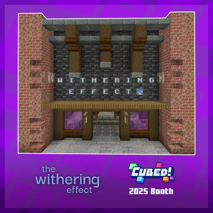 The Withering Effect Booth at Cubed 2025.