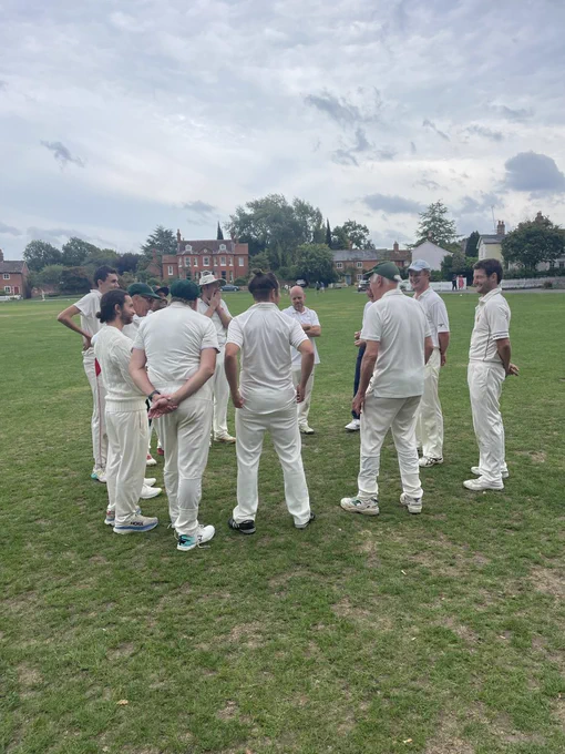 Michael gives team talk