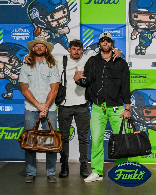 Brady Russell, Eric Saubert, AJ Barner