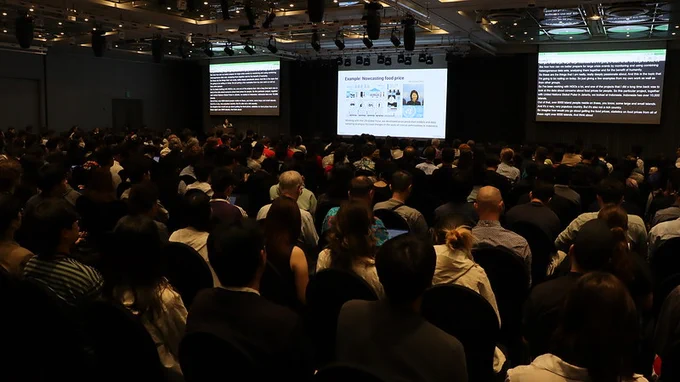 Attendees at the opening keynote.