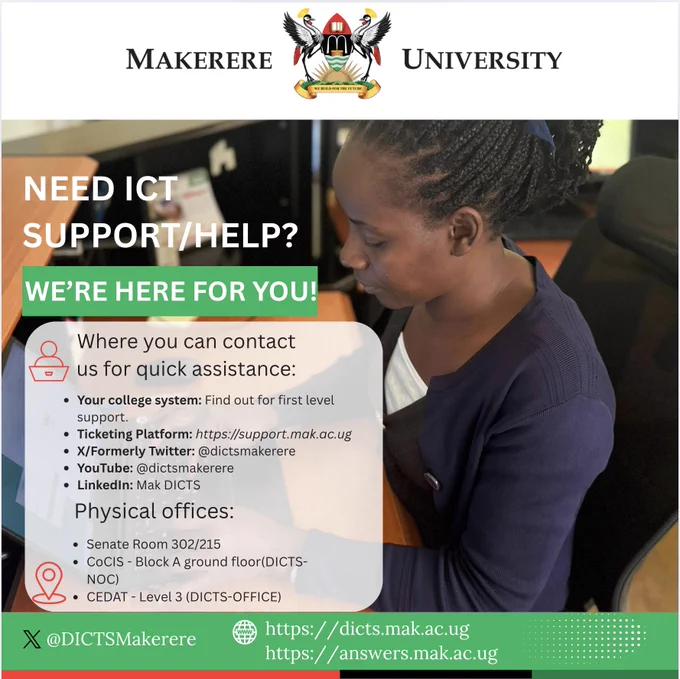 We are ready to support you.

Reach out to us.

Details on the flyer. #ictsupport #ictservices 