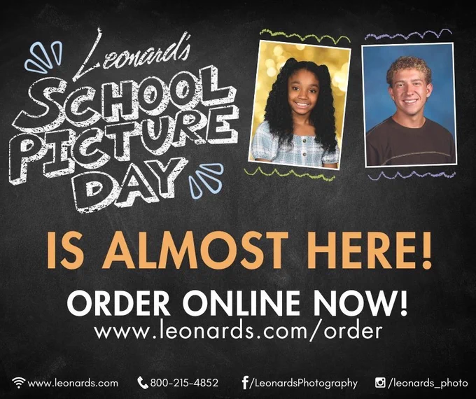 Order your school pictures online now!