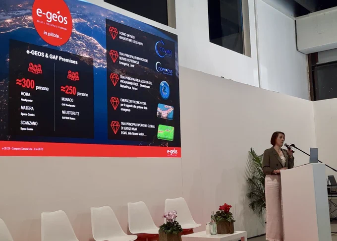 Elena Francioni – Responsabile Commerciale Italia di e-GEOS – ha partecipato all’evento “Stati Generali del Monitoraggio della Terra dallo Spazio”, realizzato durante il REMTECHEXPO Ferrara Expo 2025