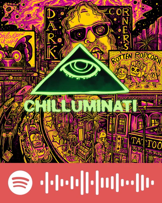 The Scan Code for Spotify to open our LA Month Playlist.