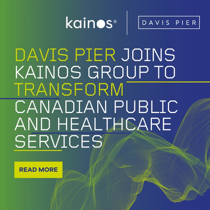 Davis Pier joins Kainos Group pls to transform Canadian public and healthcare services