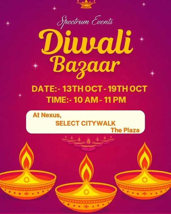 Diwali Bazaar by Spectrum Events at Select Citywalk, Saket