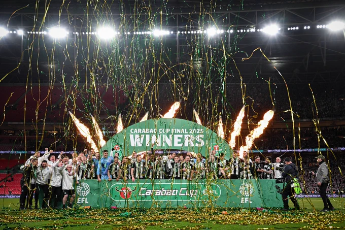 Newcastle United lift the Carabao Cup