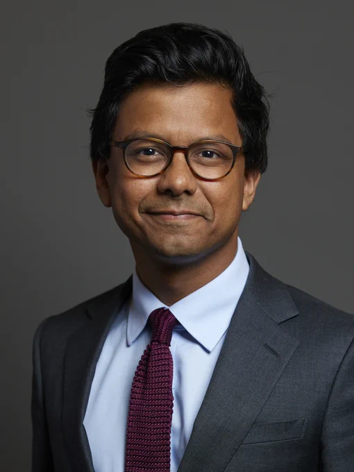 Official portrait of Kanishka Narayan