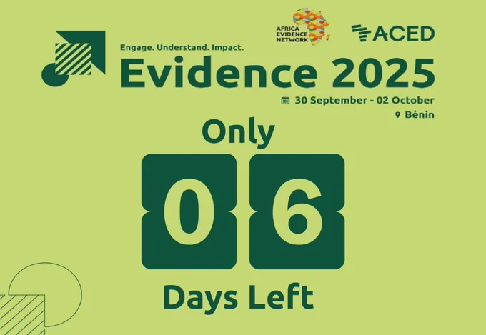 #Evidence2025 countdown - 6 days left!