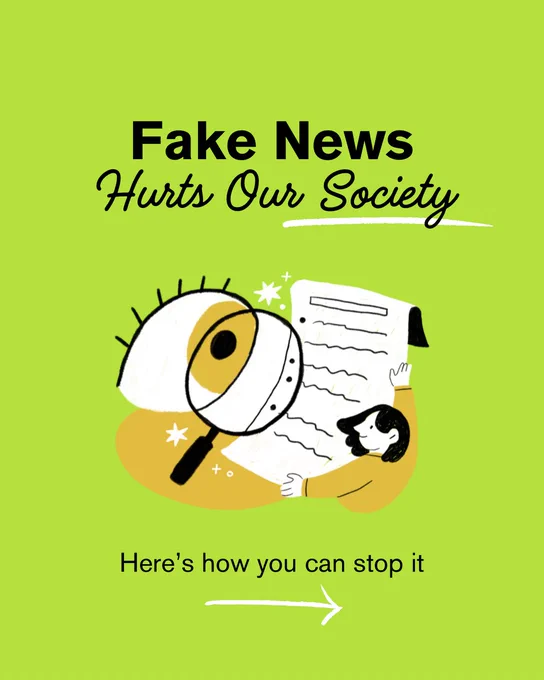 An media literacy campaign by Fact Protocol highlights that the spread of fake news poses a significant threat to our society and that misinformation can lead to confusion, mistrust, and polarization among individuals and communities.