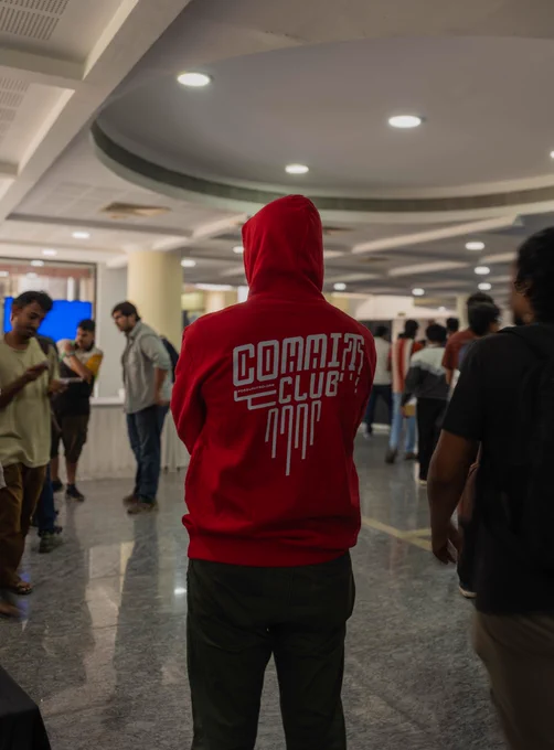 Vishal with the limited edition hoodie