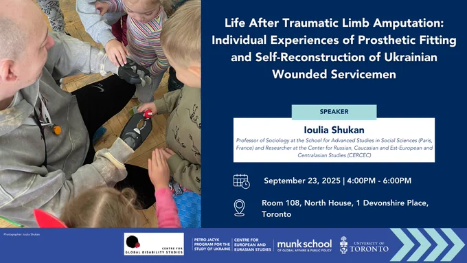 Join us for a talk with Ioulia Shukan, Professor of Sociology at the School for Advanced Studies in Social Sciences (Paris, France) on Sept 23, 4-6pm. Register Here🔗 https://uoft.me/bQQ