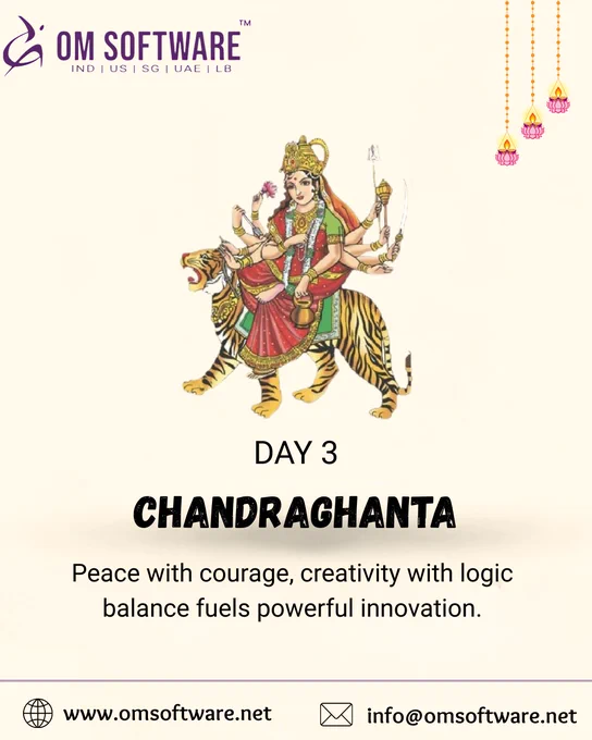 ✨ Day 3 – Maa Chandraghanta ✨
She teaches us the art of balance — peace in spirit and courage in action. 

In technology too, true innovation comes when creativity meets logic — fearless, powerful, and impactful. 

May Maa Chandraghanta bless us with harmony and strength to conquer challenges.
.
.

#Day3 #Navratri2025 #Chandraghanta #NavratriVibes #BalanceAndCourage #FearlessInnovation #SpiritualityAndTechnology