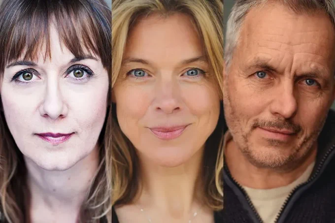Alexandra Gilbreath, Janie Dee, and Christopher Hollis