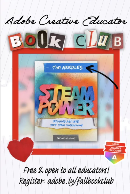 Adobe Creative Educator Steam Power Book Club