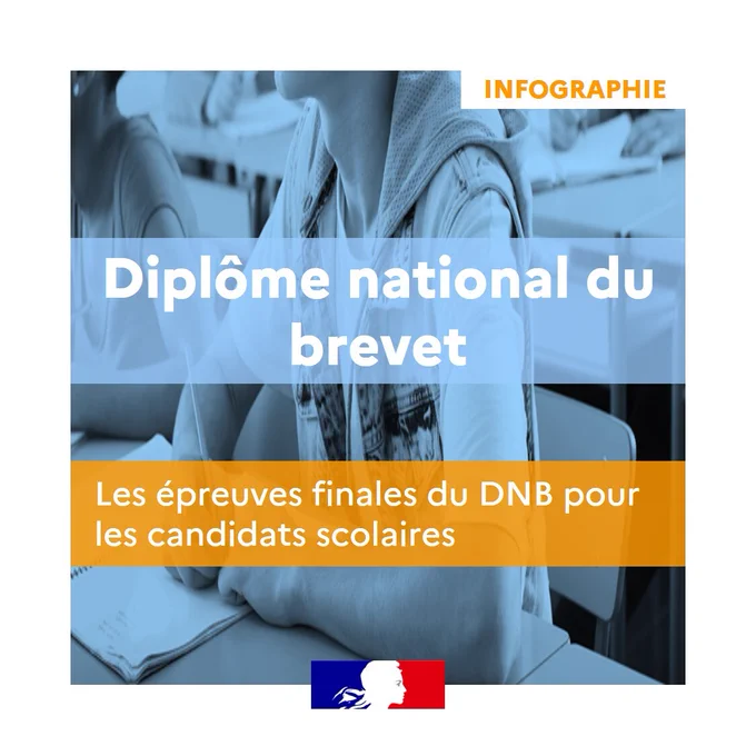 Illustration : diplôme national du brevet - Les épreuves finales du DNB pour les candidats scolaires