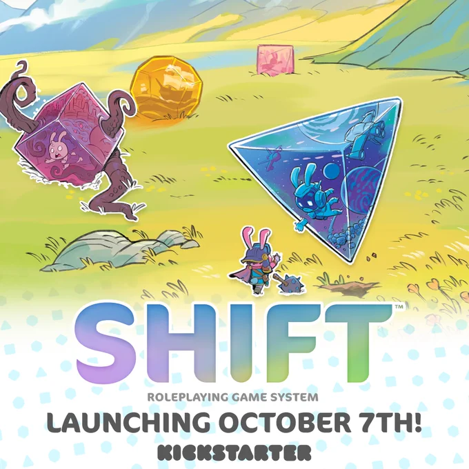SHIFT RPG is launching on Kickstarter October 7th!