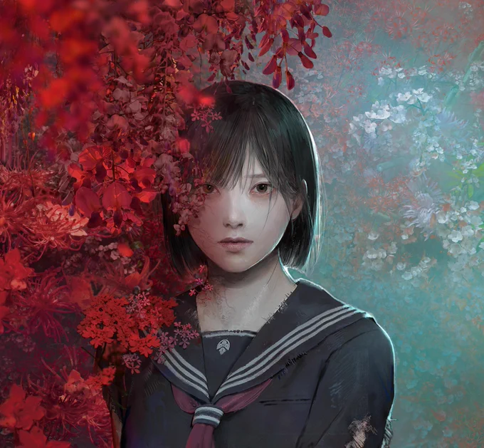 Game art from SILENT HILL f