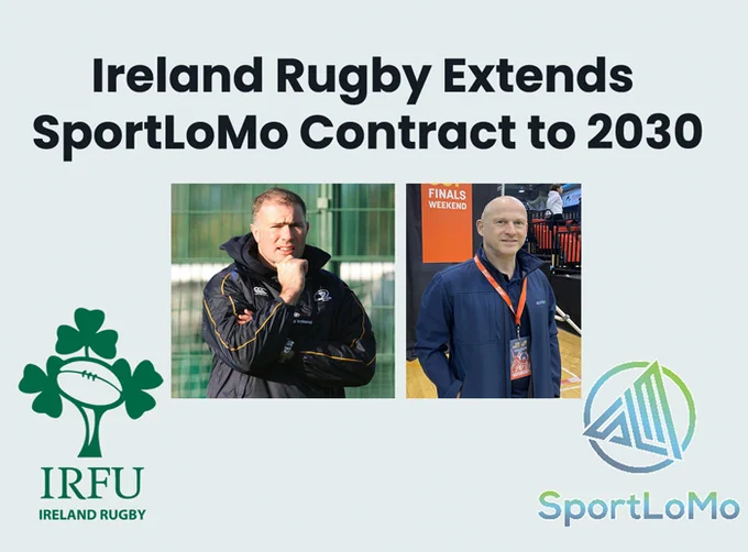 SportLoMo is proud to confirm the renewal of its long-standing partnership with the Irish Rugby Football Union (IRFU), signing a new five-year contract that extends the relationship through to July 2030. 