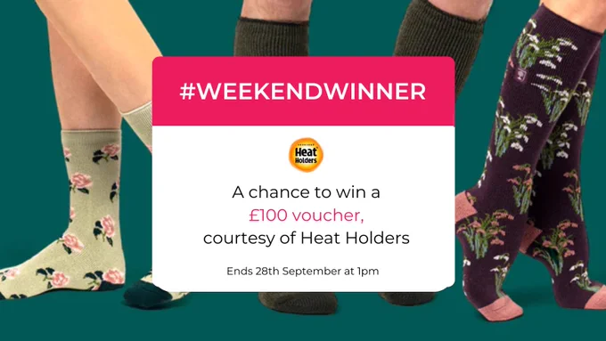 
A chance to win a
£100 voucher,
courtesy of Heat Holders
Ends 28th September at 1pm