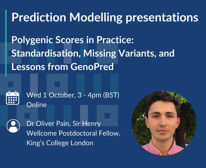 Prediction Modelling presentations: Polygenic Scores in Practice: Standardisation, Missing Variants, and Lessons from GenoPred
