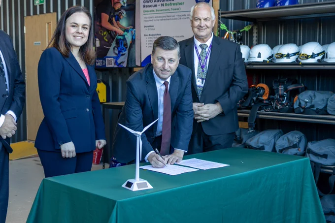 Secretary of State for Scotland Douglas Alexander attends the signing of an MoU in Inverness to unlock investment for the Inverness and Cromarty Firth Green Freeport.