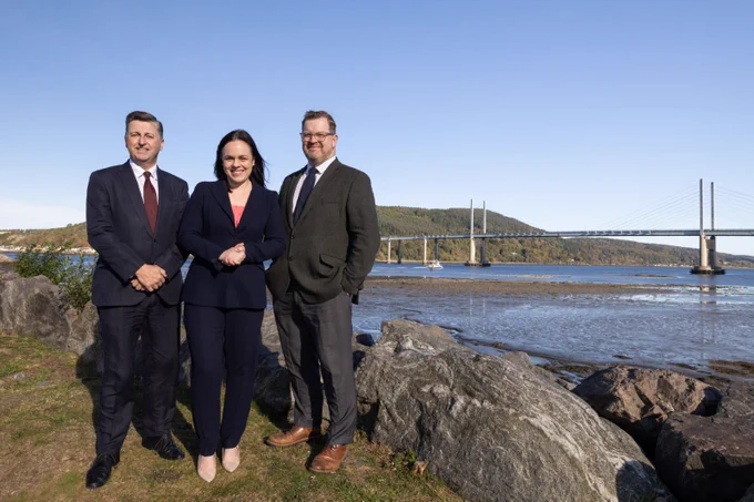 Secretary of State for Scotland Douglas Alexander attends the signing of an MoU in Inverness to unlock investment for the Inverness and Cromarty Firth Green Freeport.