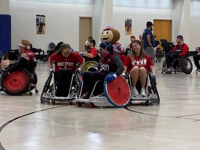 players in action during tournament