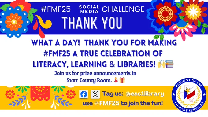 Final sessions are happening now, but there's more to come! Join us at 3:30 pm for PRIZE ANNOUNCEMENTS in Starr County Room.