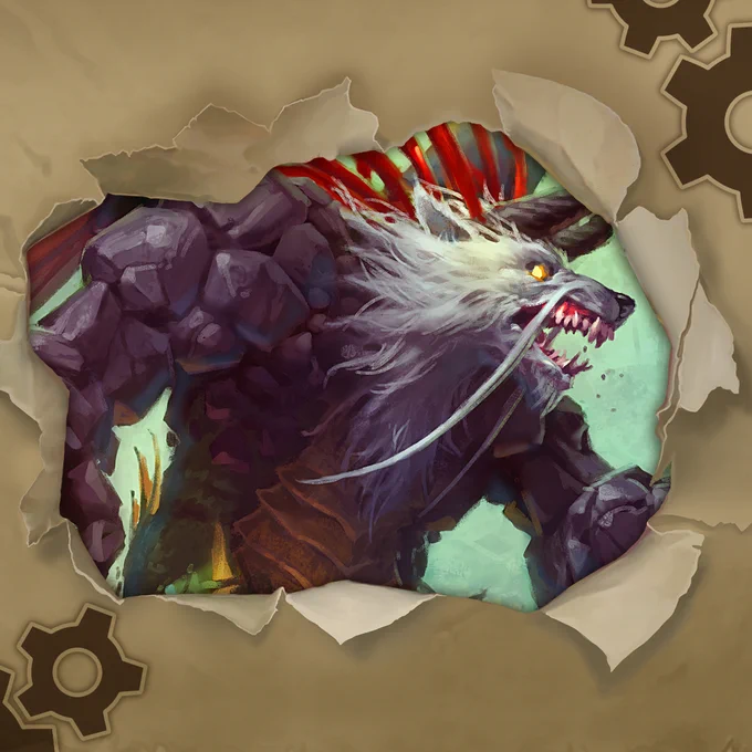 Primeval Monstrosity, an amalgamation of different creatures, is featured for the Hearthstone 33.6.2 Patch Notes.