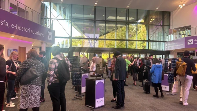 A photo of delegates at the Annual Conference. 