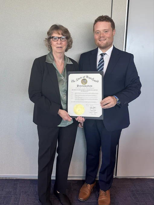 MDOD Secretary Carol Beatty and Greg Snyder
