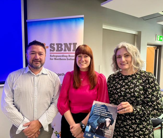 Dr Colm Walsh, Detective Superintendent Jordan Piper, Dr Antoinette Keaney-Bell 